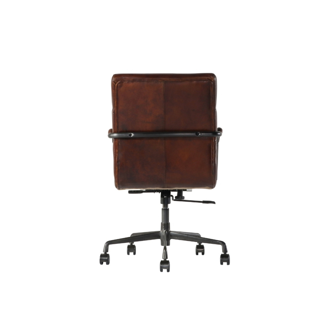 Hagley Vintage Leather Office Chair image 4